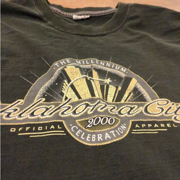 VTG 2000 Oklahoma City Thunder OKC The Millennium Adult Large Skate Y2K - Picture 3 of 8